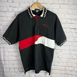 Vintage Chevrolet Racing Polo Shirt Men's L Inner Harbor F